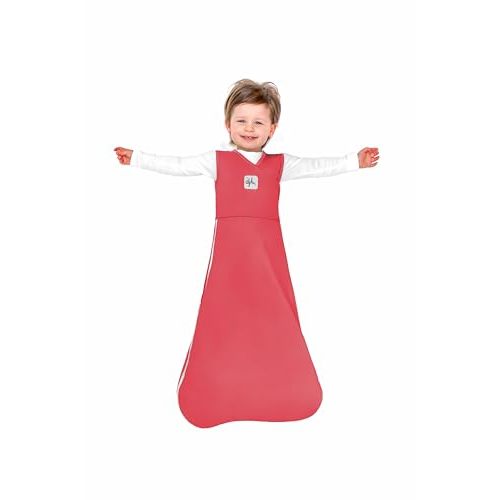 The Ollie World Alphie Sleep Pouch, Made from Custom Patented Moisture-Wicking Fabric, 2-Way Zipper, Sleep Sack, Wearable Blanket, Swaddle Transition, 4-12 Months (Sunset, Owl (12-25 lbs))