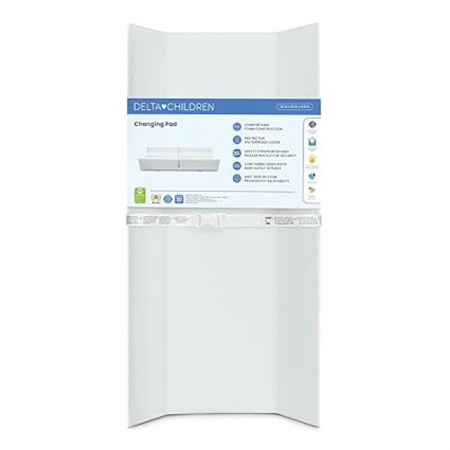 Delta Children Foam Contoured Changing Pad with Waterproof Cover