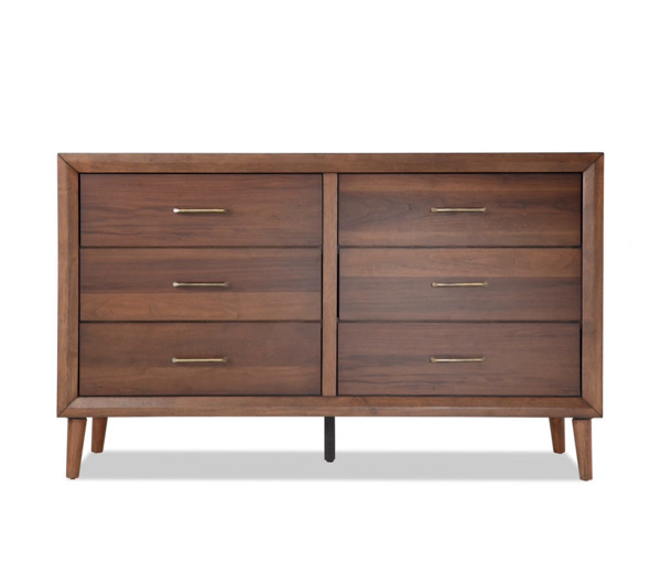 Bettie Brown 6 Drawer Dresser