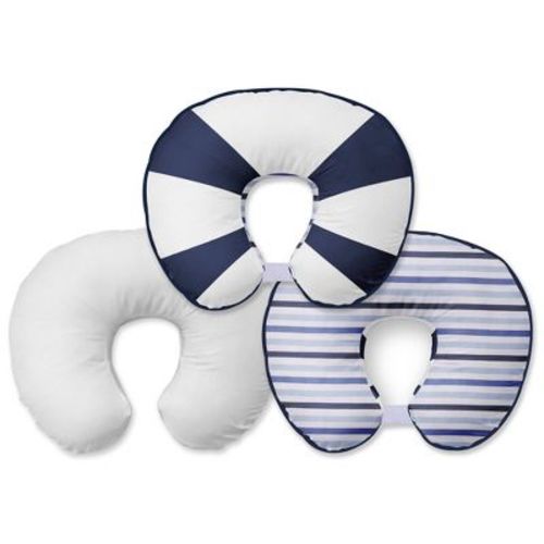 Bacati - 3 pc Little Sailor Hugster Feeding & Infant Support Nursing Pillow