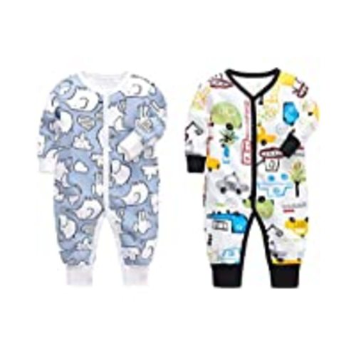 Amazon.com: Simple Joys by Carter's Baby Boys' Fleece Footed Sleep and Play, Pack of 2 : Clothing, Shoes & Jewelry