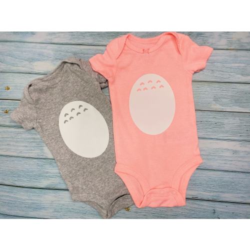 Totoro Inspired Baby Onesie