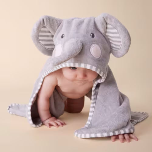 Hooded Animal Towel - Elephant