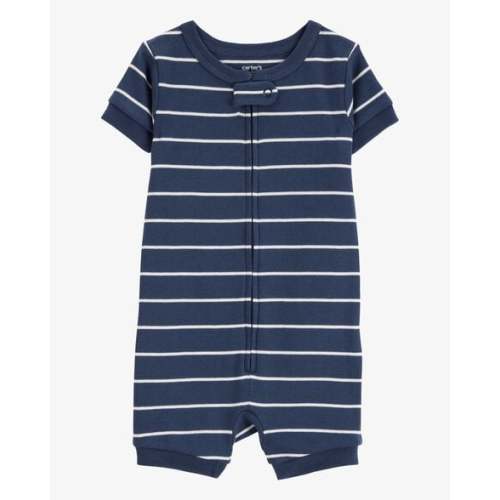 Baby Striped Snug Fit Cotton 1-Piece Pajamas - Navy - Carter's | Carter's