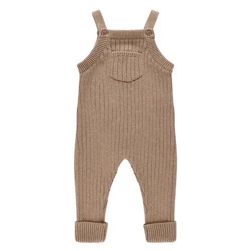 Kynd Baby Romper Gots Chunky Knit Caramel | Baby Bunting AU