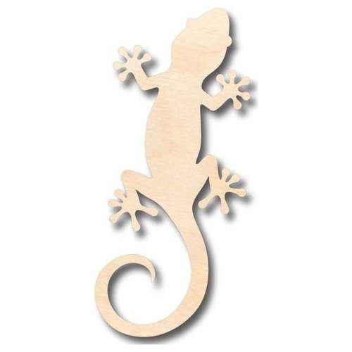 Wood Gecko Shape - 6" / 1/4"