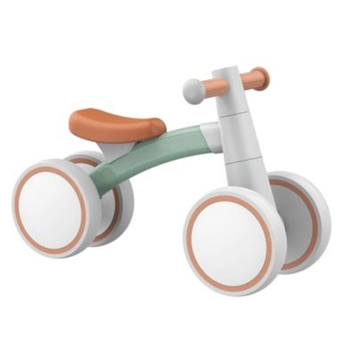 Itopfox Baby Balance Bike for Toddlers 12-24 Months, 4-Wheel First Bike for Boys & Girls, Ideal First Birthday Gift for Learning Walking & Riding