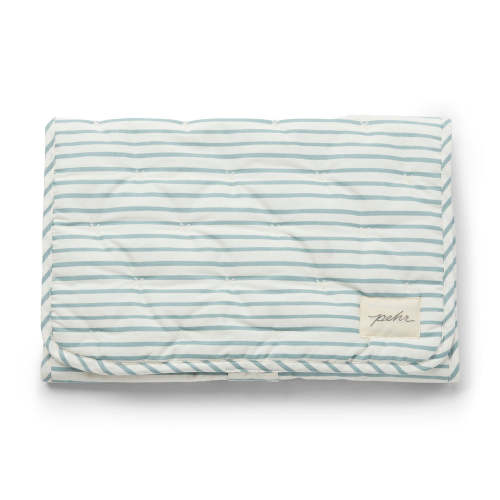Striped On the Go Portable Changing Pad - Stripes Away Deep Sea