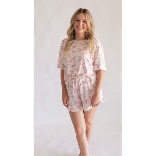 Women's Ruffle Short Set in Halle