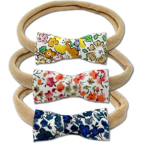 LuluLuvs Itty Bitty Bow Baby Headbands, Bright Florals Bundle Set - LuluLuvs | Maisonette