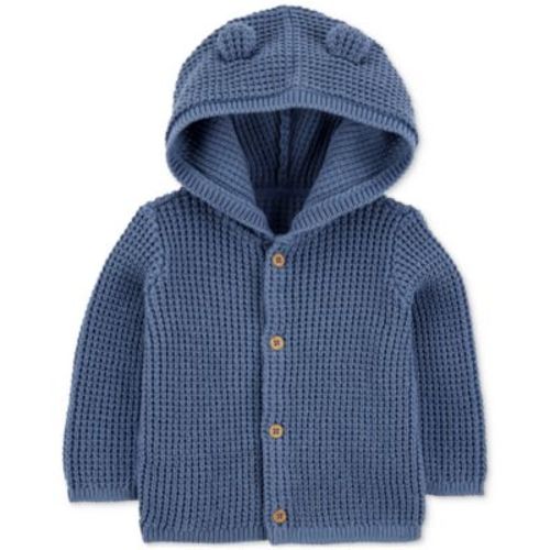 Baby Boys Cotton Hooded Cardigan