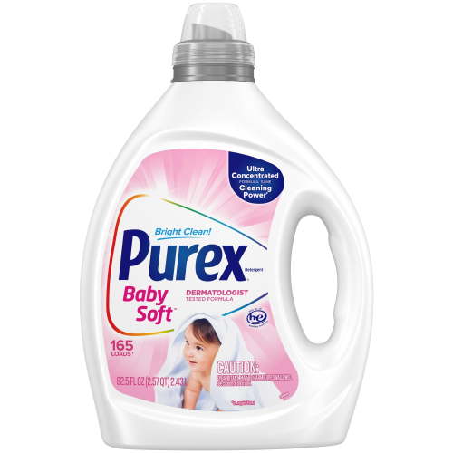 Purex Liquid Laundry Detergent, Ultra Concentrated, AIS1 Baby, 82.5 Ounce, 165 Loads