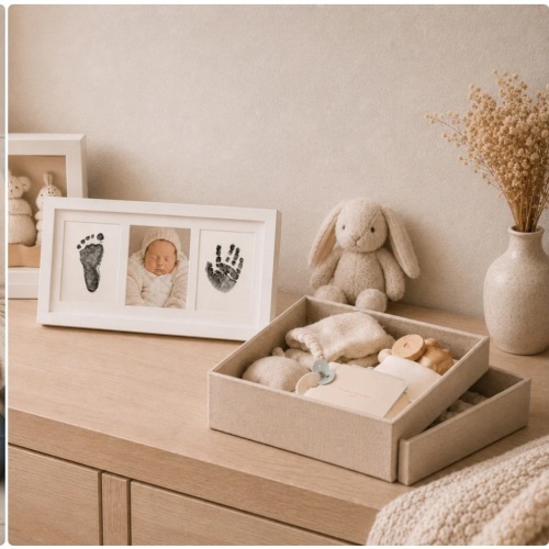 Baby Hand and Footprint Keepsake Set