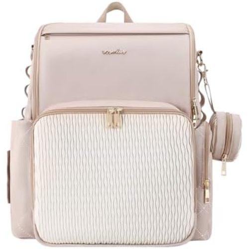 Stylish Baby Diaper Bag, Baby Bag with Changing Pad, Pacifier Case& Stroller Straps