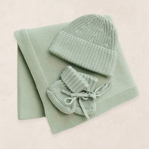 Knit Beanie Bundle - Sage
