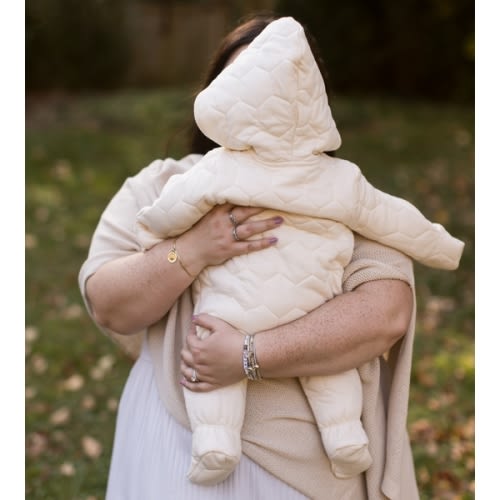 Organic Cotton Honeycomb Quilted Bunting - 3-6 Months
