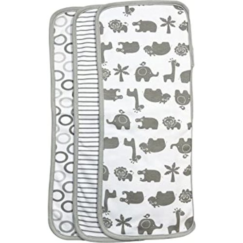 Spasilk Baby-Boys Newborn 3 Pack Elephant Burp Cloth