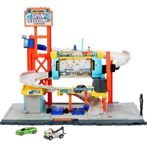 Matchbox Super Auto Center Toy Vehicle Playset - 33pk