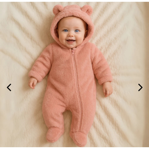 Baby Snowsuit | Warm Insulated Zip-Up Design | Sizes 0-12M | Easy On & Off for Little Ones – Beekee