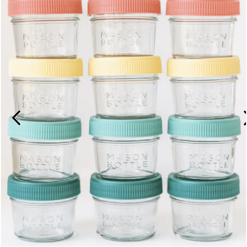 Baby Food Storage Jar Set – Mason Bottle