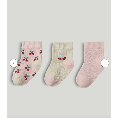 Mothercare 3 Pack Pink Baby Socks – mothercare malaysia