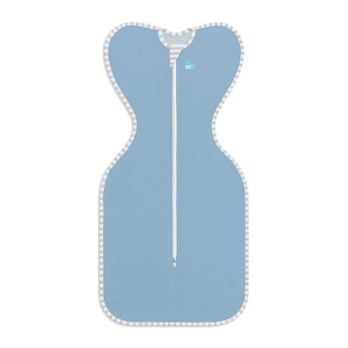 Love to Dream Swaddle UP, Baby Sleep Sack, Self-Soothing Swaddles for Newborns, Improves Sleep, Snug Fit Helps Calm Startle Reflex, New Born Essentials for Baby, 8-13 lbs, Blue - Small (8-13 lbs.)