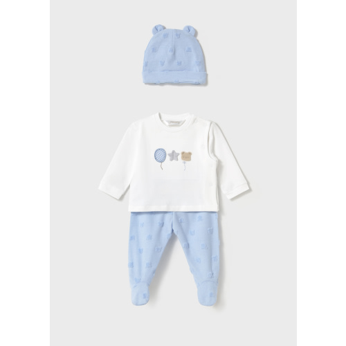 Newborn 3-Piece Set with Hat