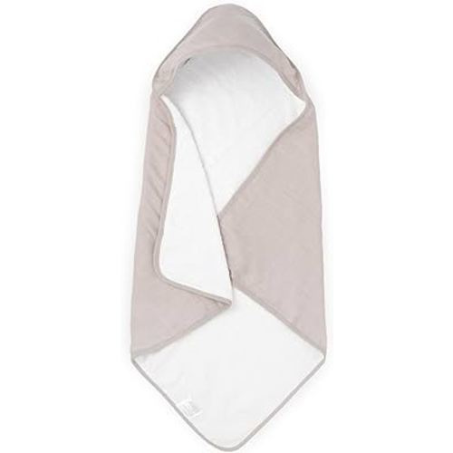 Little Unicorn Premium Muslin & Terry Hooded Towel, 30x30 (Porpoise)