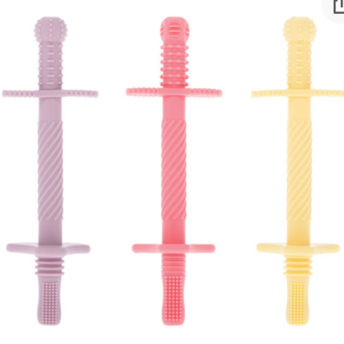 Tube Teethers (3 Pack) | Purple, Pink & Yellow