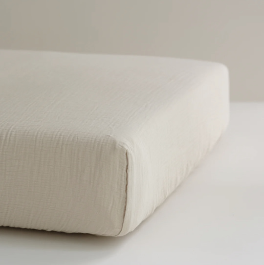 Breathable Organic Cotton Gauze Fitted Crib Sheet | Willaby – willaby