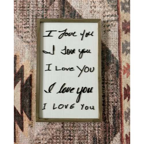 "I love you" sign