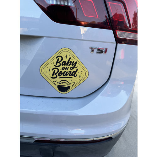 Baby on board Sticker, Magnet or Suction cup