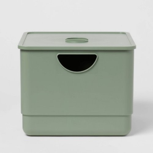 Kids' Storage with Lid Green - Pillowfort™