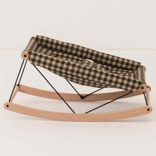 Green Checks Baby Bouncer Cover