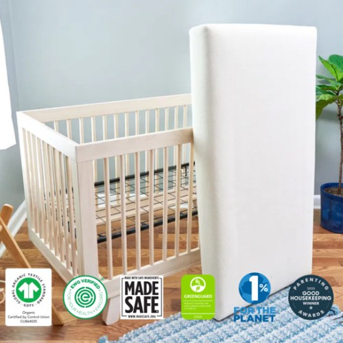 Naturepedic- Breathable Organic 2-Stage Baby Crib Mattress