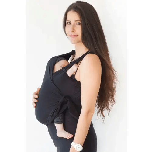 Basic Black - Newborn Baby Carrier (L)