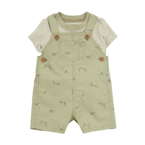 Erkek Bebek Salopet Set 2'li Paket