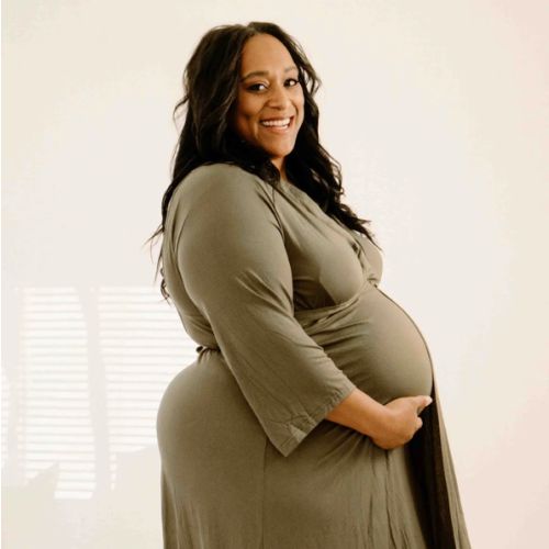 Lila Labor & Postpartum Gown in Sage