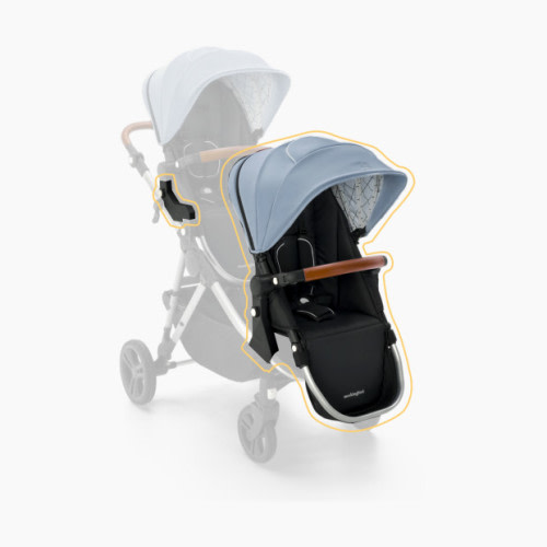 Mockingbird 2nd Seat Kit 2.0 - Sky/Windowpane Canopy With Penny Leather