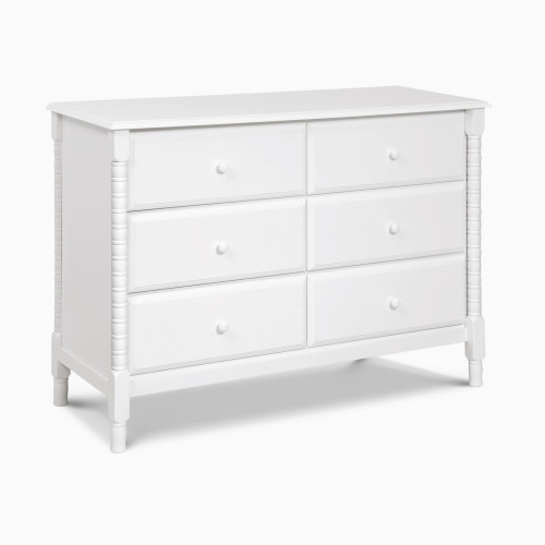 daVinci Jenny Lind Spindle 6-Drawer Dresser - White
