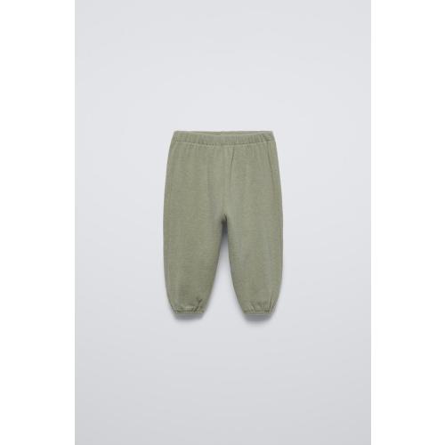 SOFT TOUCH JOGGER PANTS - Mid-green | ZARA United States