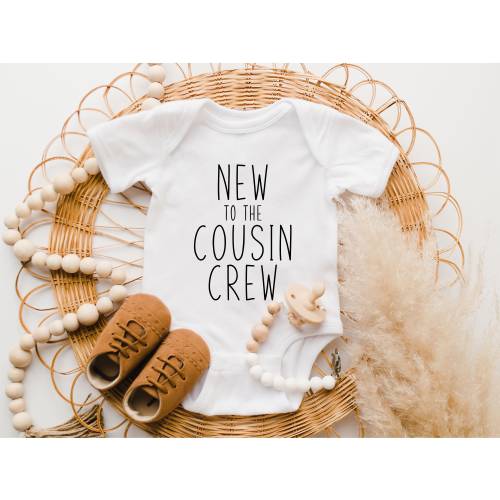 New to the Cousin Crew Bodysuit, Baby Onesie®, Baby Onesie®, New to the Cousin Crew, Cousin shirt, baby shower gift, baby gift, baby Onesie®