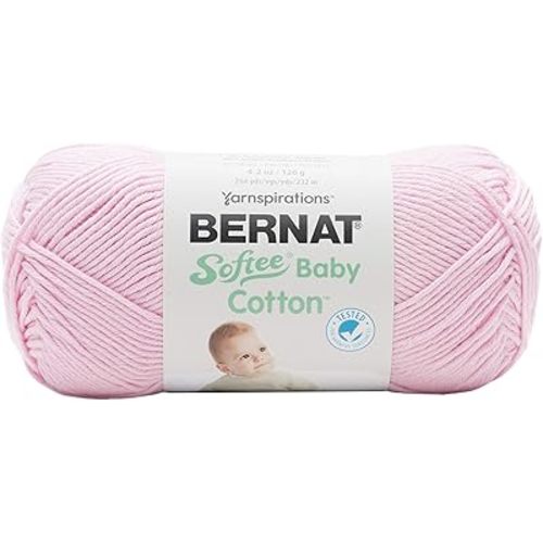 Bernat Softee Baby Cotton YARN, Petal