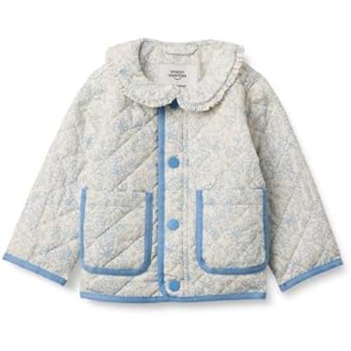 Amazon Essentials x Sofia Grainge Toddlers and Baby Girls' Midweight Field Jacket with Ruffle