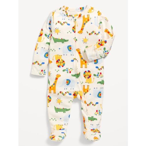 2-Way-Zip Sleep & Play Footed One-Piece for Baby