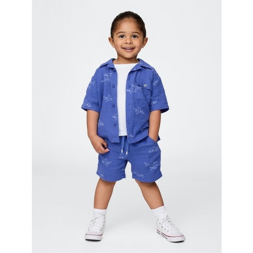 Baby & Toddler Crinkle Gauze Cabana Set