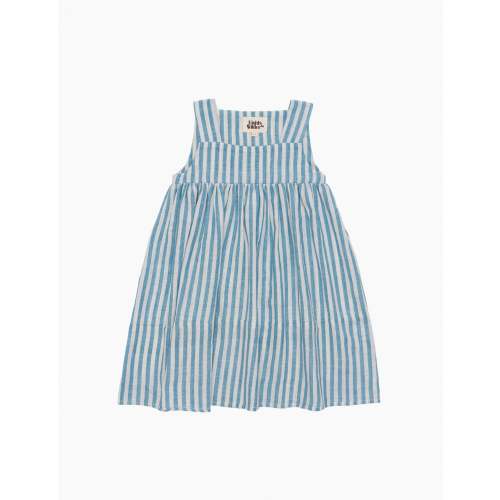 Patti Dress in Barber Stripe