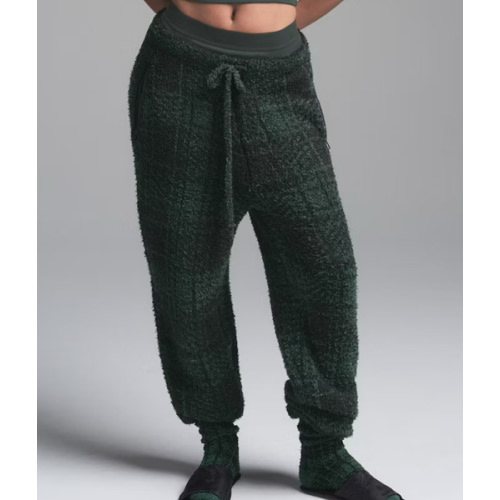 SKIMS COZY KNIT UNISEX JOGGER | CYPRESS PLAID