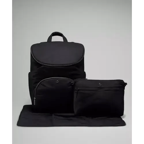New Parent Diaper Backpack 17L - Black/Trench