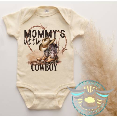 Cowboy Baby Onesie® Mommy's Little Cowboy Baby Onesie® Country Outfit, Cowboy Boots, Country Life, Cute Boy Outfit Bodysuit, Ranch Life